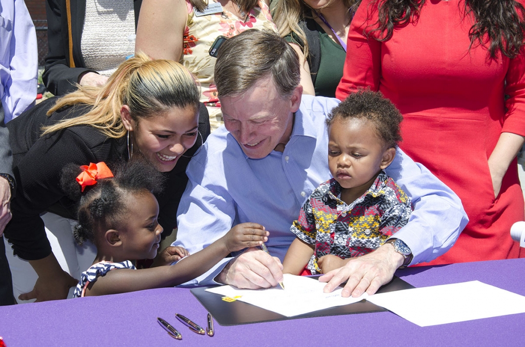 Governor John Hickenlooper Bill Signing